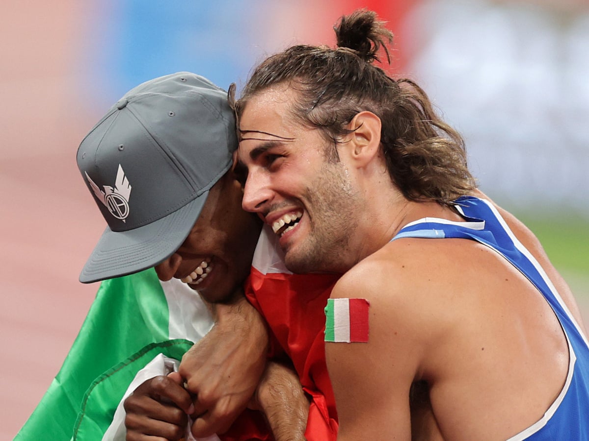 Mutaz Essa Barshim (Katar ) ve Gianmarco Tamberi (İtalya)