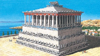 Dünyanın yedi harikası Kral Mausollos’un Mezarı  (Halikarnas Mozolesi)