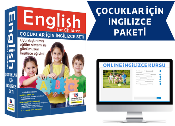 LN Çocuklar İçin İngilizce Eğitim Paketi + 6 Ay Online İngilizce Kursu