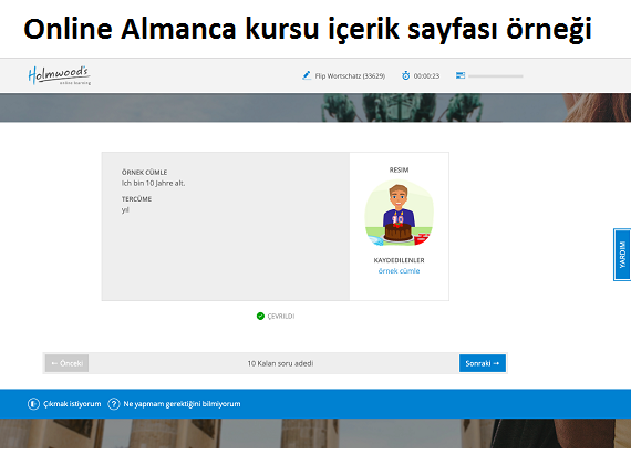 Almanca Seti + 6 Ay Online Kurs + 3 Ay Özel Almanca Dersi Bir Arada