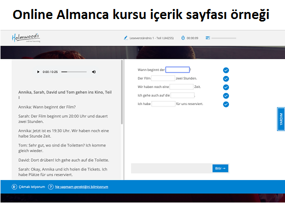 Almanca Seti + 6 Ay Online Kurs + 3 Ay Özel Almanca Dersi Bir Arada