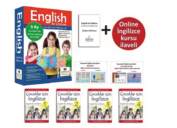 LN Çocuklar İçin İngilizce Eğitim Paketi + 6 Ay Online İngilizce Kursu