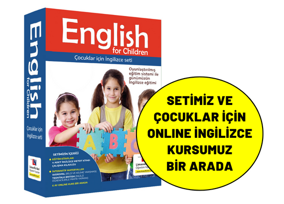 LN Çocuklar İçin İngilizce Eğitim Seti + Online İngilizce Kursu Bir arada
