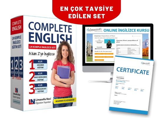 LN Komple İngilizce Eğitim Setleri 3 Kur + 6 Ay Online İngilizce Kursu Bir Arada