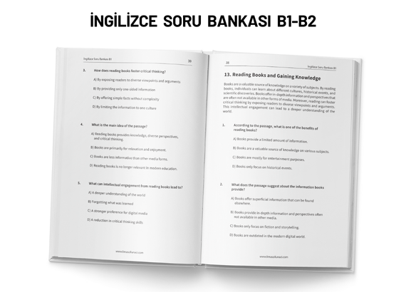 İngilizce Sınav Hazırlık Seti - YDS, YÖKDİL, IELTS, TOEFL, LGS