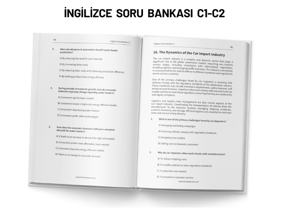 İngilizce Sınav Hazırlık Seti - YDS, YÖKDİL, IELTS, TOEFL, LGS