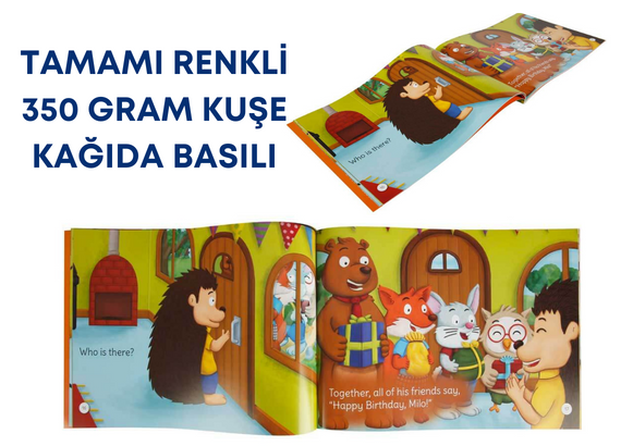 Çocuklar İçin İngilizce Hikayeler Sesli 2'li Kitap Seti