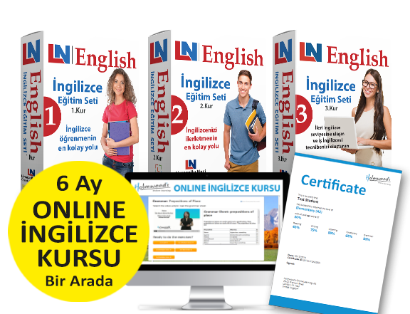 LN İngilizce Eğitim Setleri 3 Kur + 6 Ay Online İngilizce Kursu