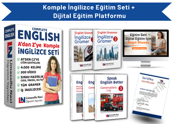 Komple İngilizce Eğitim Seti + Dijital Eğitim Platformu