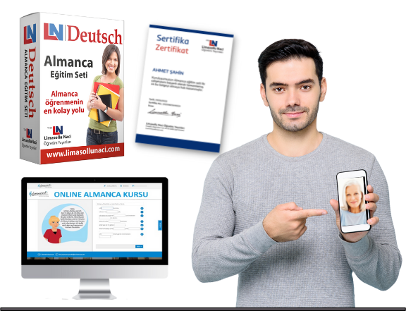 LN Almanca Eğitim Seti + Online Almanca + Konuşma Kursu