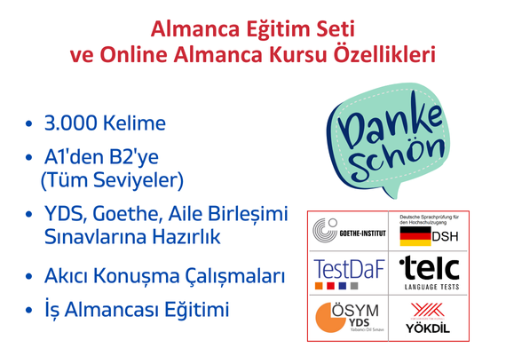 LN Almanca Eğitim Seti + Online Almanca Kursu Bir Arada