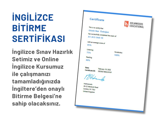 İngilizce Sınav Hazırlık Seti - YDS, YÖKDİL, IELTS, TOEFL, LGS