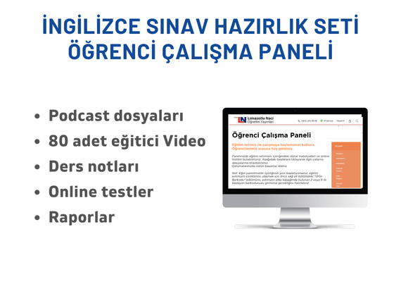 İngilizce Sınav Hazırlık Seti - YDS, YÖKDİL, IELTS, TOEFL, LGS