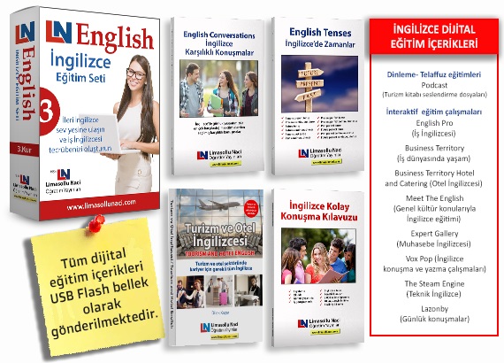 LN İngilizce Eğitim Seti 3 Kur Bir Arada