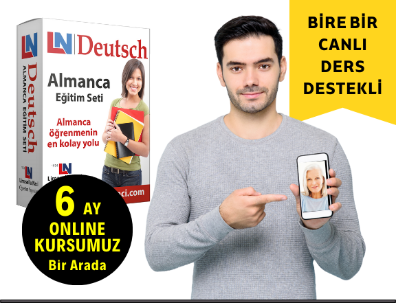 LN Almanca Eğitim Seti + 6 Ay Online Kurs + 3 Ay Bire Bir Canlı Ders