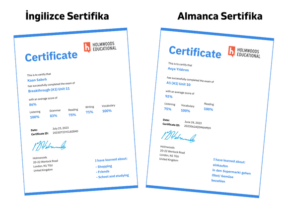 İngilizce Eğitim Seti ve Almanca Eğitim Seti + Online Kurslar Bir Arada