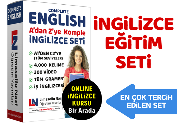 Komple İngilizce Eğitim Seti + Online İngilizce Kursu Bir Arada