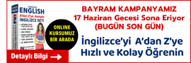 İngilizce Türkçe Sözlük