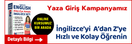 İngilizce Türkçe Sözlük