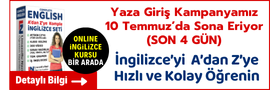 İngilizce Türkçe Sözlük