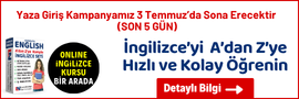İngilizce Türkçe Sözlük
