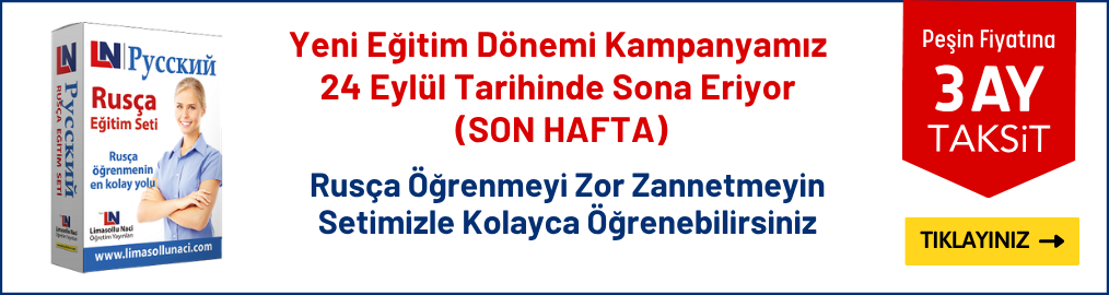 Rusça Eğitim Seti Tepe