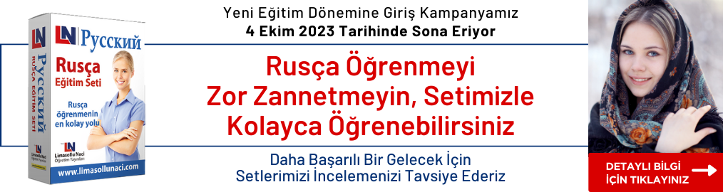 Rusça Eğitim Seti Tepe