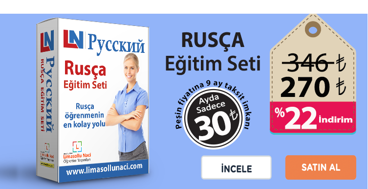 Rusça Eğitim Sitesi - Limasollu Naci Yayınları