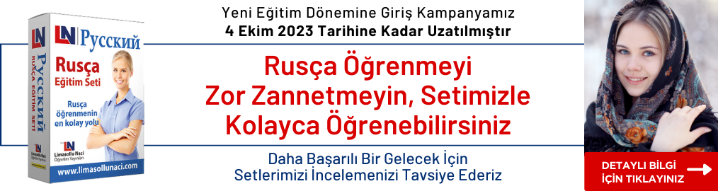 Rusça Eğitim Seti Tepe