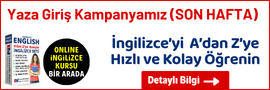 İngilizce Türkçe Sözlük
