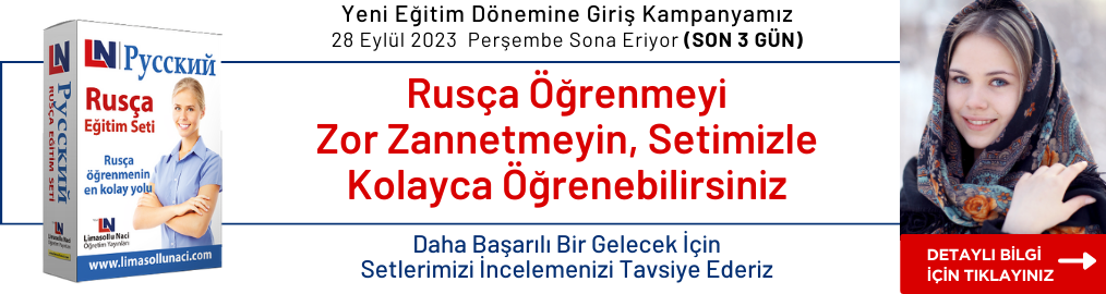 Rusça Eğitim Seti Tepe
